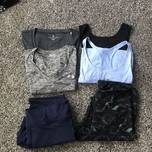Lot of 14 good condition workout clothing
